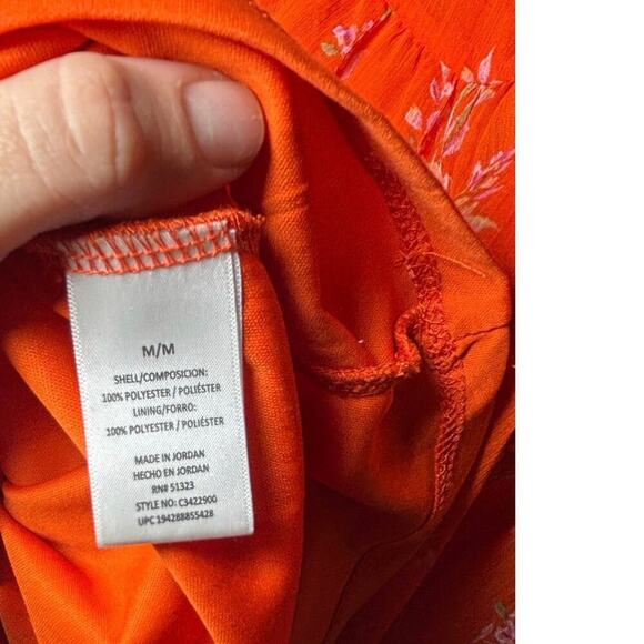 Vince camuto floral flare dress lined size medium in excellent condition - Picture 5 of 9